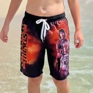 New boys stranger things swim trunk shorts